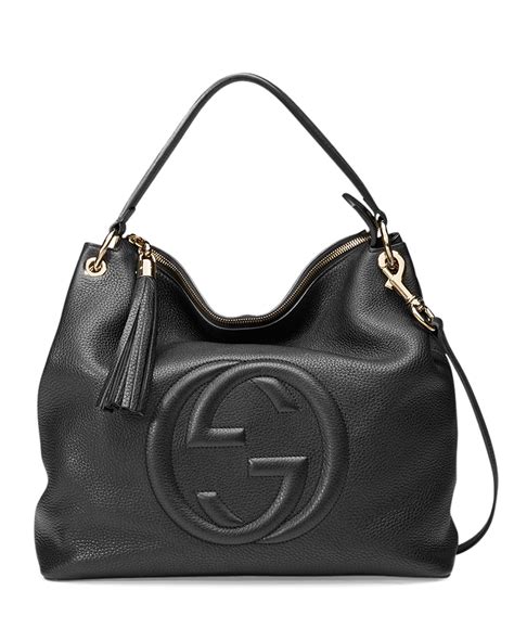 gucci bag hobo black suede authentic 112590302180|Designer Hobo Shoulder Bags .